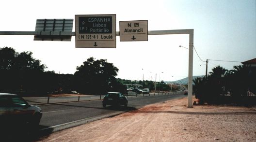 Grenze Spanien / Portugal